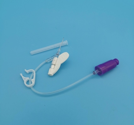 자주빛인 26G 버터플라이 정압식 버릴 수 있는 정맥내 캐뉼러 작은 혈관