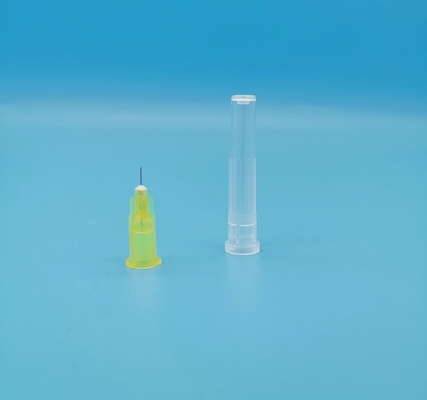 미황색 1 회용 주사기 바늘은 주입 아웃 지름 2.7 밀리미터 12G 동안 기울었습니다