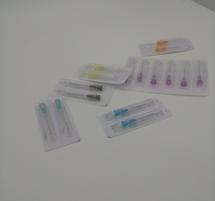 미황색 1 회용 주사기 바늘은 주입 아웃 지름 2.7 밀리미터 12G 동안 기울었습니다