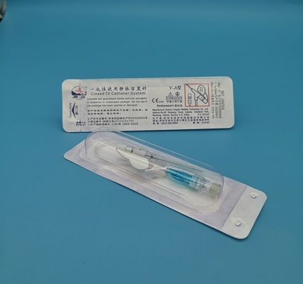 성인들을 위한 22G 버릴 수 있는 정맥내 캐뉼러 버터플라이형 루틴 고취는 파래집니다