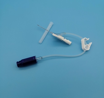 성인들을 위한 22G 버릴 수 있는 버터플라이 정압식 정맥내 캐뉼러 루틴 고취는 파래집니다