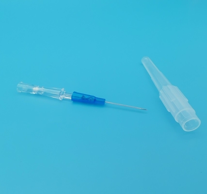 일회용 IV 캐누라 카테터 Satefy 타입 가이프 22G 딥 블루 CE ISO13485