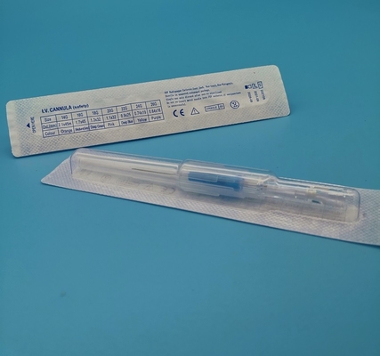 단일 환자 카테터 Satefy 타입 일회용 피어싱 바늘 20G 분홍색 CE ISO13485