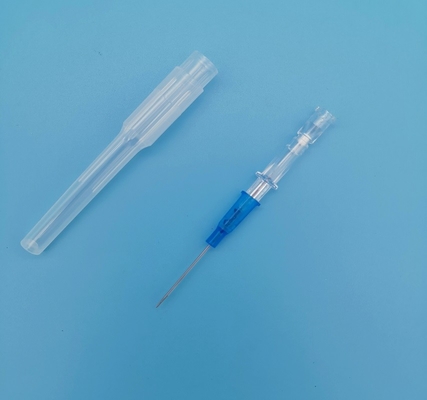 Satefy 타입 일회용 피어싱 바늘 26G 재사용되지 않는 IV 카테터 보라색 CE ISO13485