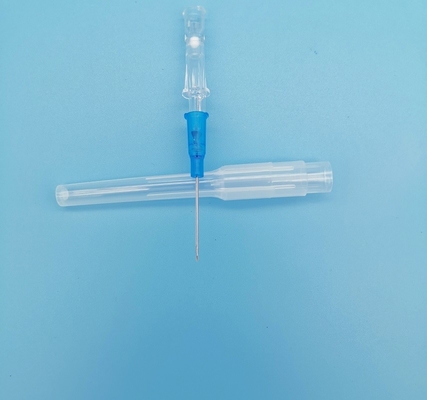 Satefy 타입 일회용 피어싱 바늘 26G 재사용되지 않는 IV 카테터 보라색 CE ISO13485