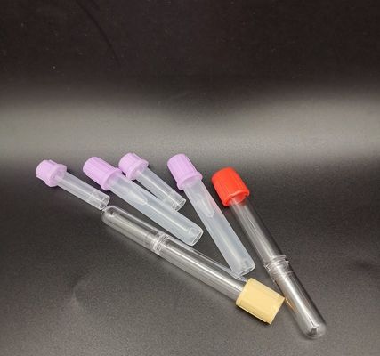 언스테리라이즈드 1.5개 밀리람베르트 선단 저면 투명한 모세관 혈액 튜브 세트